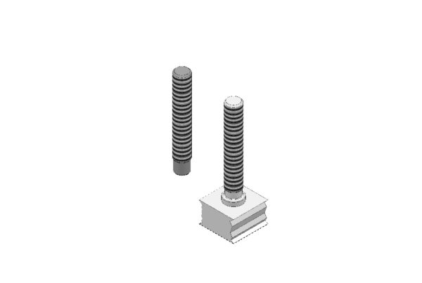 Threaded stud with virtually full thread – Type MD to DIN EN ISO 13918