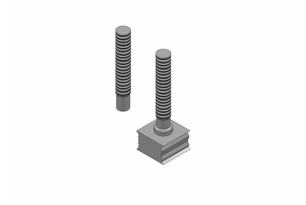 Partially threaded stud – Type PD to DIN EN ISO 13918